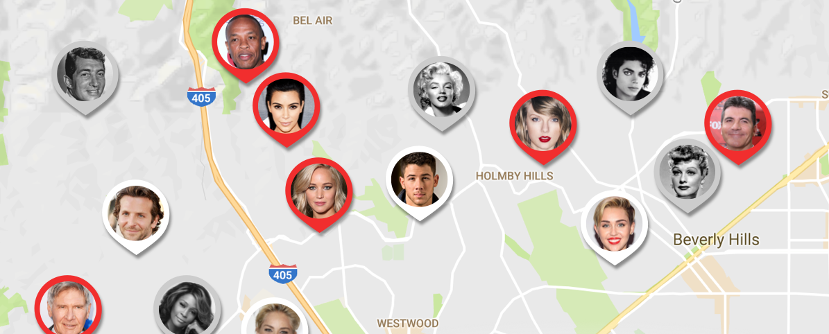 Celebrity Homes Map Tours - Celebrity Star Maps w/ Photos & Addresses – Tagged 