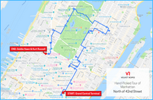 Load image into Gallery viewer, NYC Celebrity Homes Map | North of 42nd Street