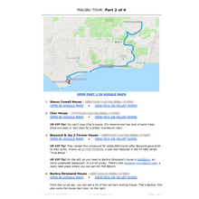Load image into Gallery viewer, Malibu Celebrity Homes Map Tour