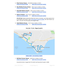 Load image into Gallery viewer, Malibu Celebrity Homes Map Tour