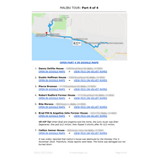 Load image into Gallery viewer, Malibu Celebrity Homes Map Tour