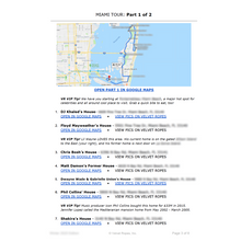 Load image into Gallery viewer, Miami Celebrity Homes Map