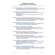 Load image into Gallery viewer, NYC Celebrity Homes Map | North of 42nd Street