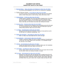 Load image into Gallery viewer, NYC Celebrity Homes Map | South of 34th Street