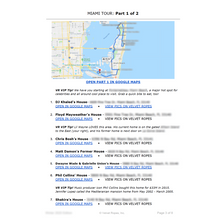 Load image into Gallery viewer, Miami Celebrity Homes Map
