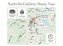 Load image into Gallery viewer, Nashville Celebrity Homes Tour | Hot Spots &amp; Celebrity Homes in Nashville
